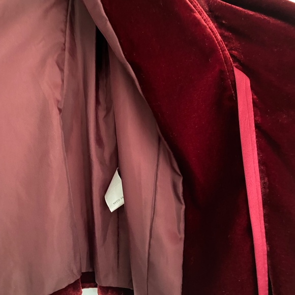 Vintage velvet long sleeve dressy jacket - Picture 5 of 9